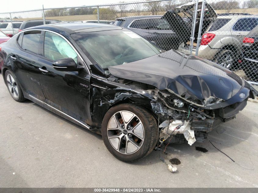 2013 KIA OPTIMA HYBRID EX - KNAGM4AD1D5046910