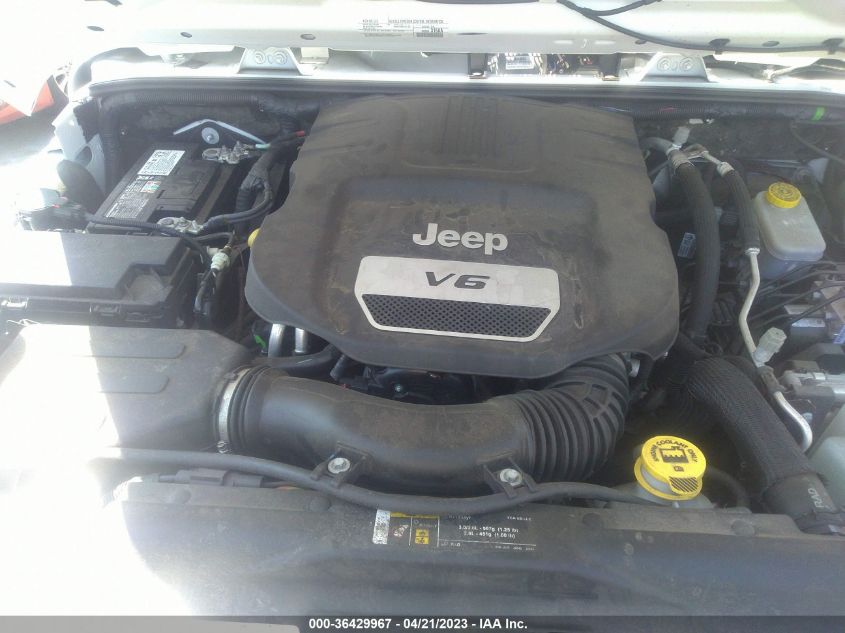 2018 JEEP WRANGLER JK UNLIMITED SPORT 1C4BJWDG3JL829998