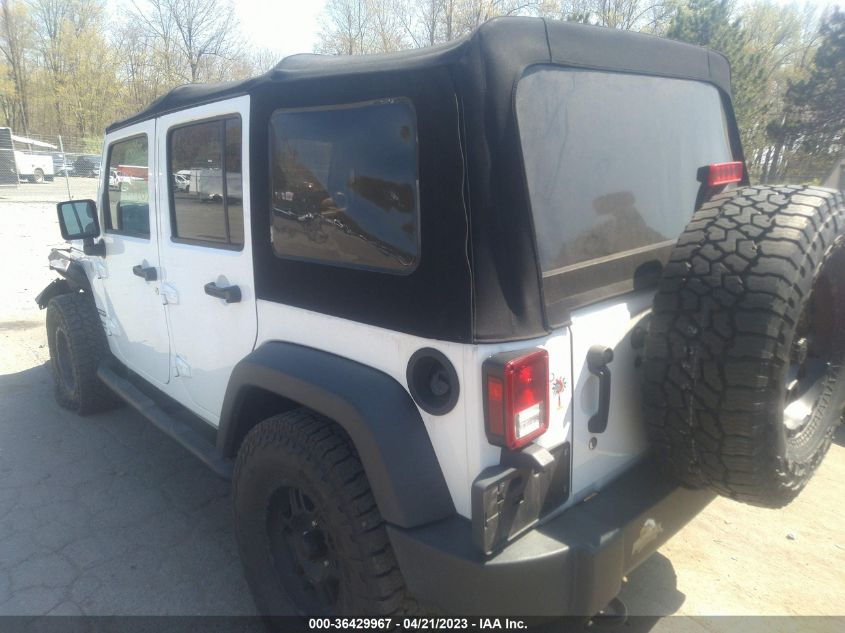 2018 JEEP WRANGLER JK UNLIMITED SPORT 1C4BJWDG3JL829998