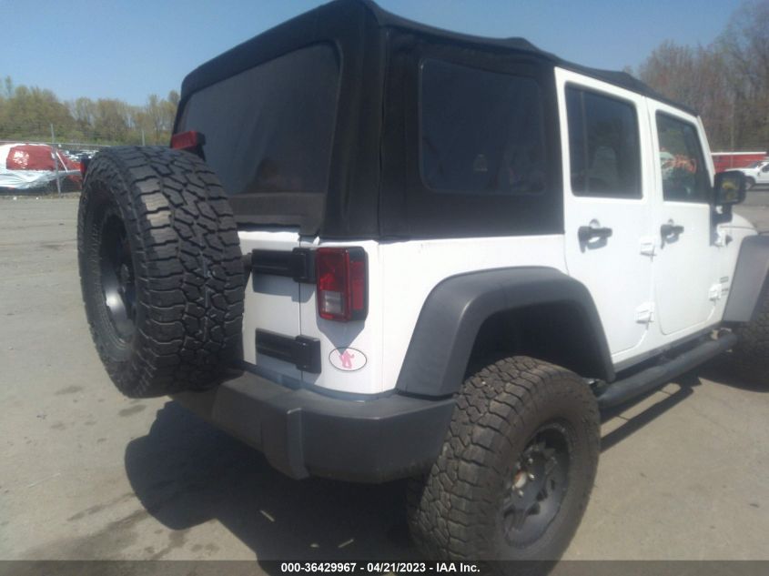 2018 JEEP WRANGLER JK UNLIMITED SPORT 1C4BJWDG3JL829998