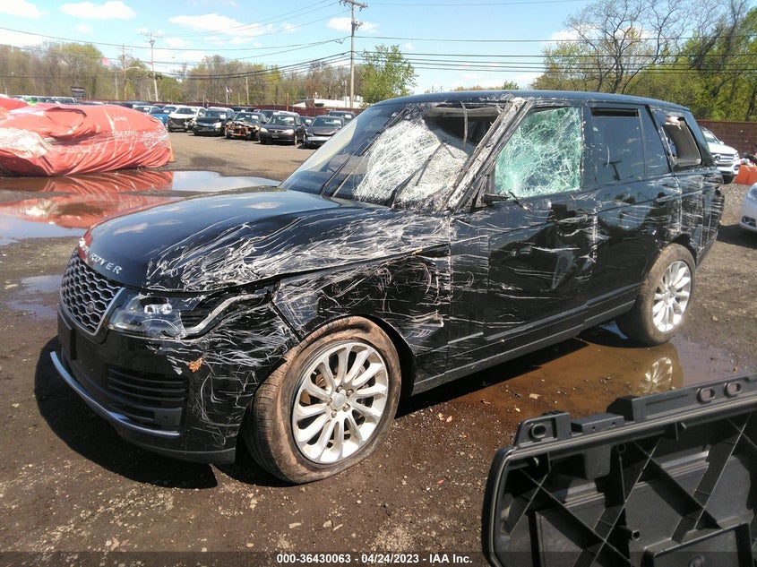 VIN SALGS2RU7LA579439 2020 LAND ROVER RANGE ROVER HSE