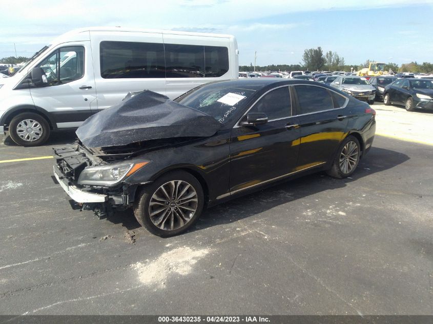 2017 GENESIS G80 3.8L KMHGN4JE1HU190229