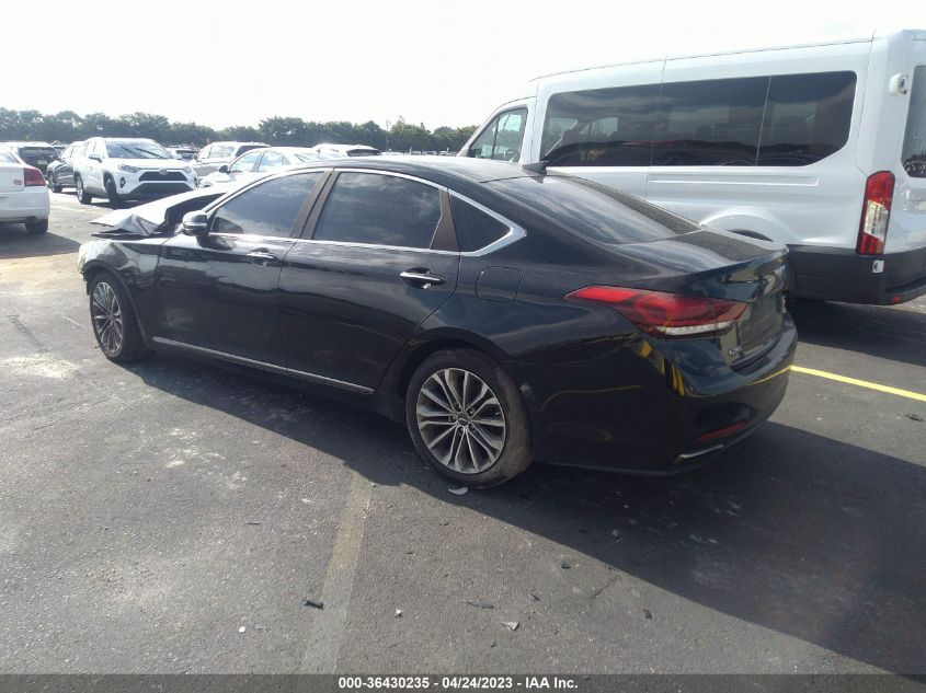 2017 GENESIS G80 3.8L KMHGN4JE1HU190229