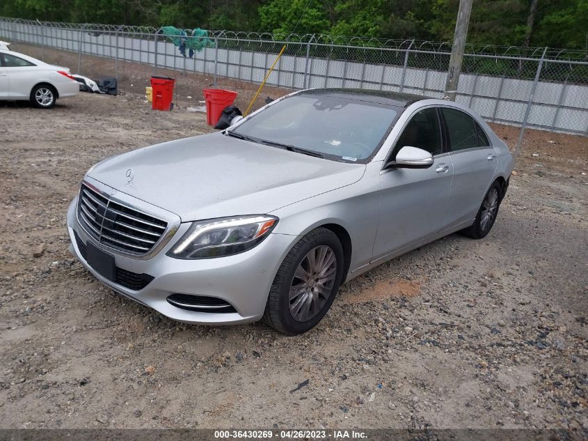 2015 MERCEDES-BENZ S-CLASS S 550 - WDDUG8CB1FA130998