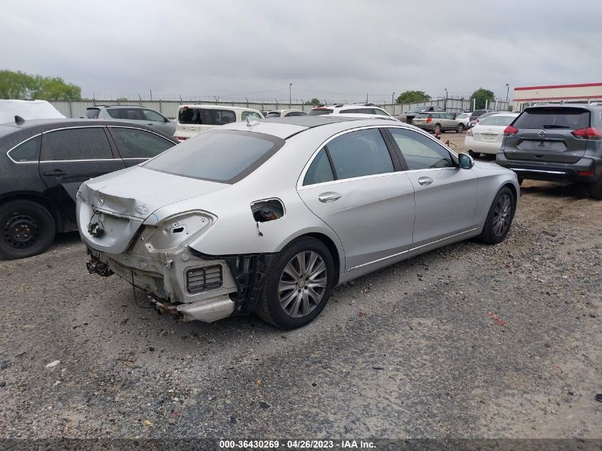 2015 MERCEDES-BENZ S-CLASS S 550 - WDDUG8CB1FA130998
