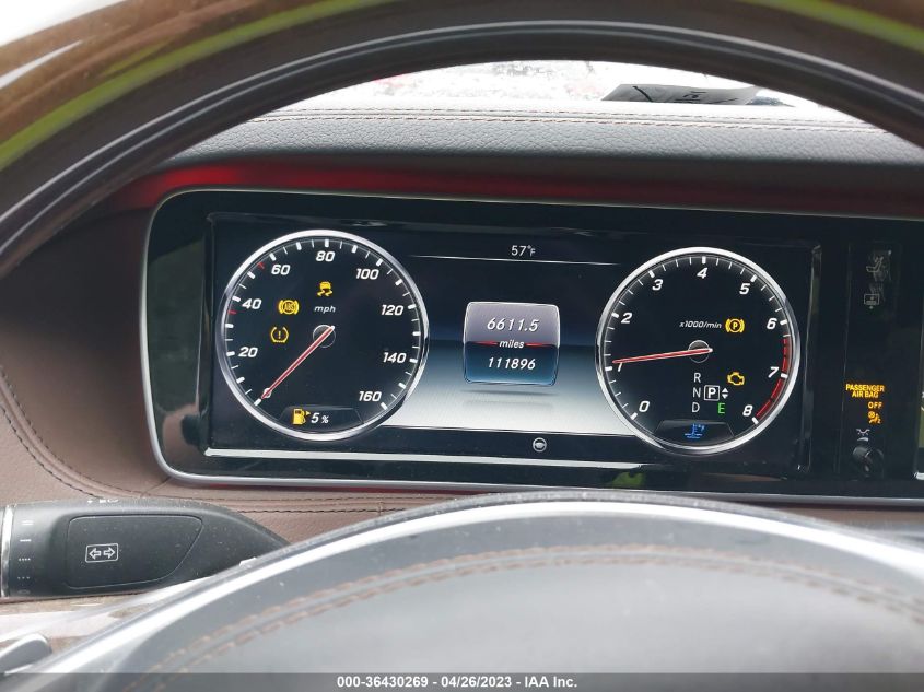 2015 MERCEDES-BENZ S-CLASS S 550 - WDDUG8CB1FA130998