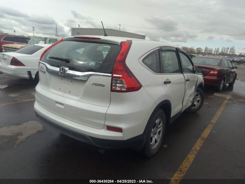 2016 HONDA CR-V LX - 5J6RM4H30GL061675