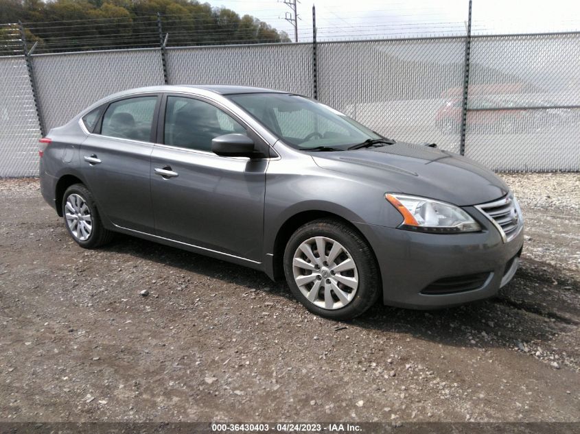 2015 NISSAN SENTRA S - 3N1AB7AP7FY226122