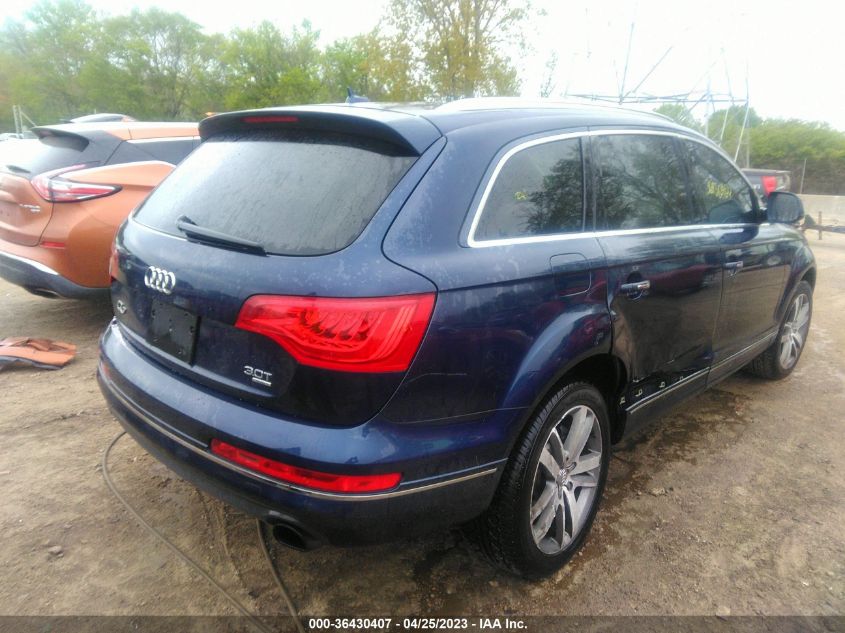 2015 AUDI Q7 3.0T PREMIUM PLUS - WA1LGAFE6FD012523