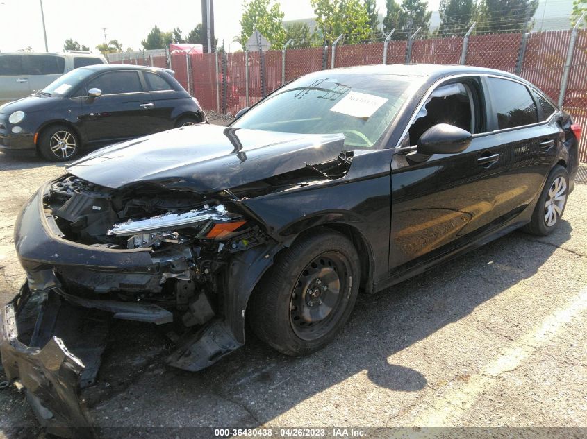2022 HONDA CIVIC SEDAN LX - 2HGFE2F26NH507439