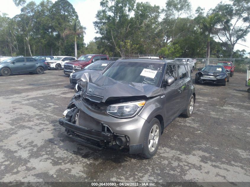 2018 KIA SOUL BASE - KNDJN2A22J7599087