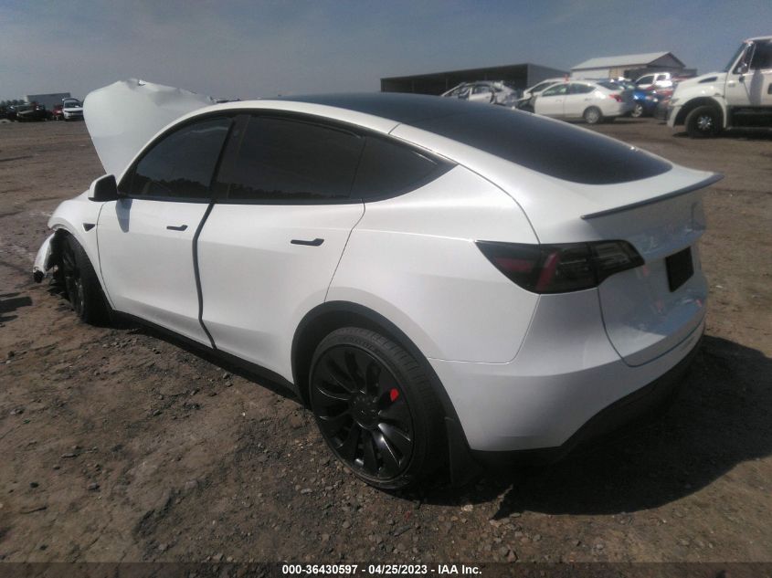 2022 TESLA MODEL Y PERFORMANCE - 7SAYGDEFXNF459647