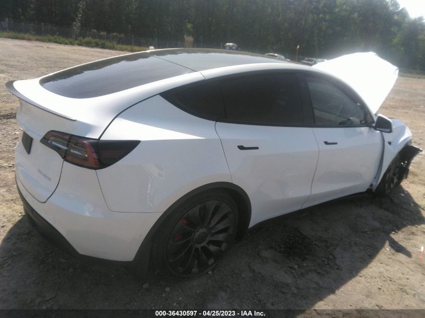 2022 TESLA MODEL Y PERFORMANCE - 7SAYGDEFXNF459647