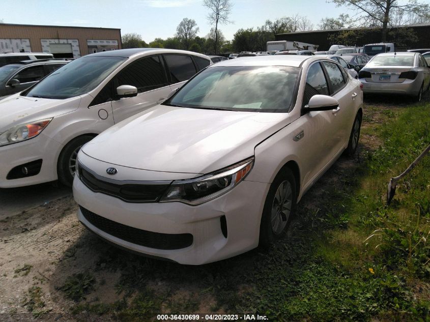 2017 KIA OPTIMA HYBRID BASE - KNAGT4LE9H5915158