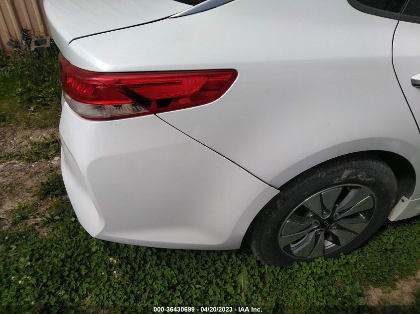 2017 KIA OPTIMA HYBRID BASE - KNAGT4LE9H5915158