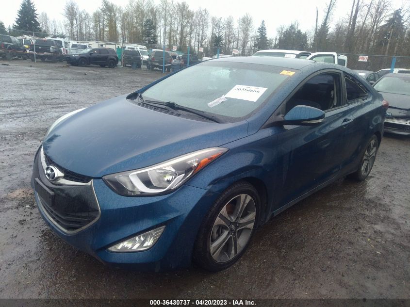 2014 HYUNDAI ELANTRA COUPE - KMHDH6AH3EU029277