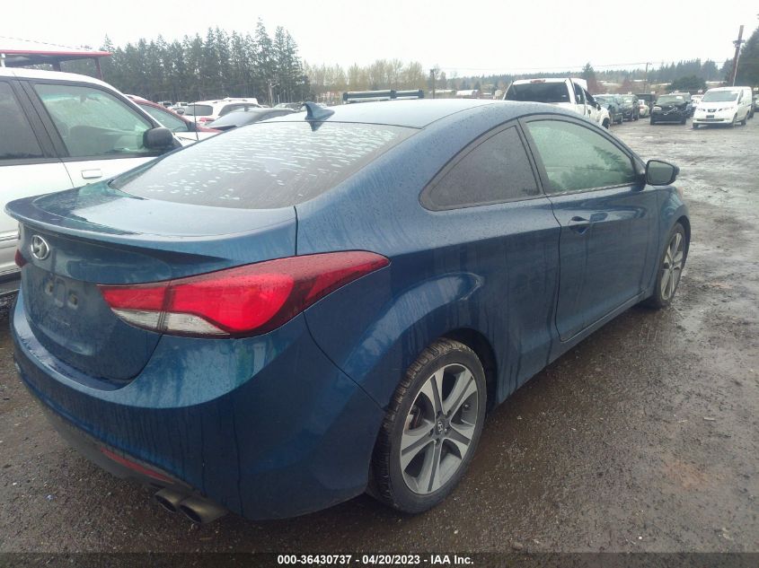 2014 HYUNDAI ELANTRA COUPE - KMHDH6AH3EU029277