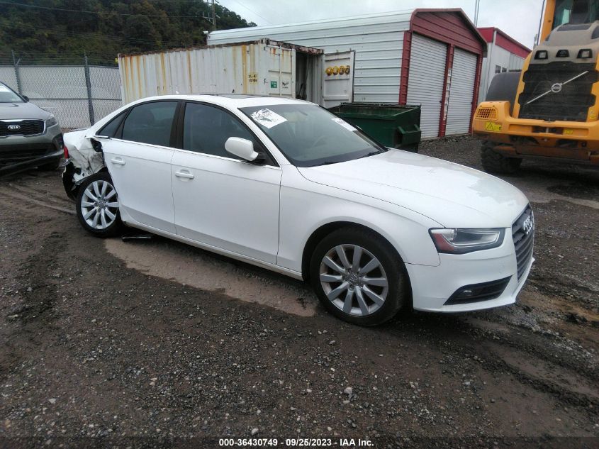 2013 AUDI A4 PREMIUM - WAUBFAFL0DN013190