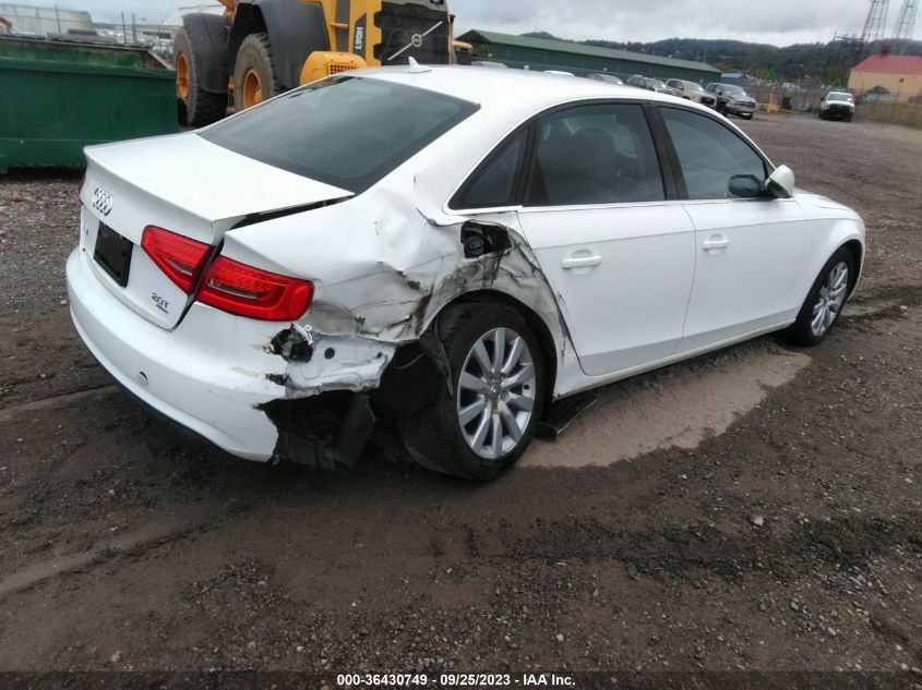 2013 AUDI A4 PREMIUM - WAUBFAFL0DN013190