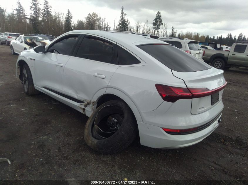 2020 AUDI E-TRON SPORTBACK PREMIUM PLUS WA12ABGE4LB036117