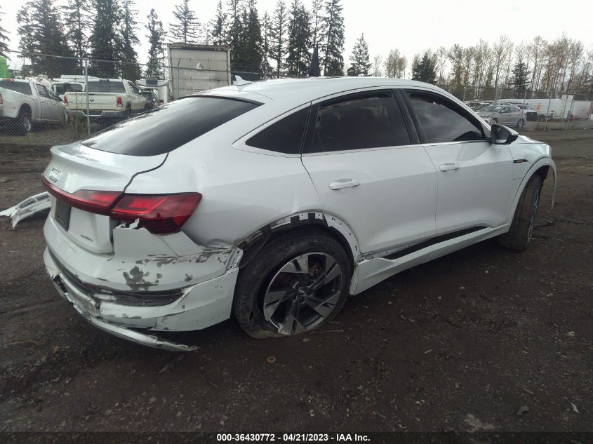 2020 AUDI E-TRON SPORTBACK PREMIUM PLUS WA12ABGE4LB036117