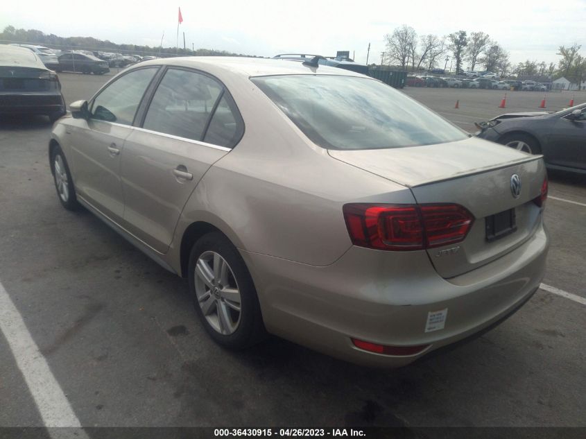 2013 VOLKSWAGEN JETTA SEDAN HYBRID SEL - 3VW637AJ7DM275253