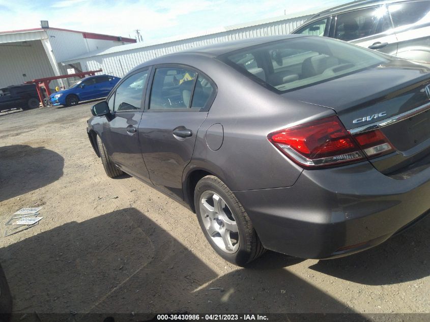 2014 HONDA CIVIC SEDAN LX - 19XFB2F51EE250462