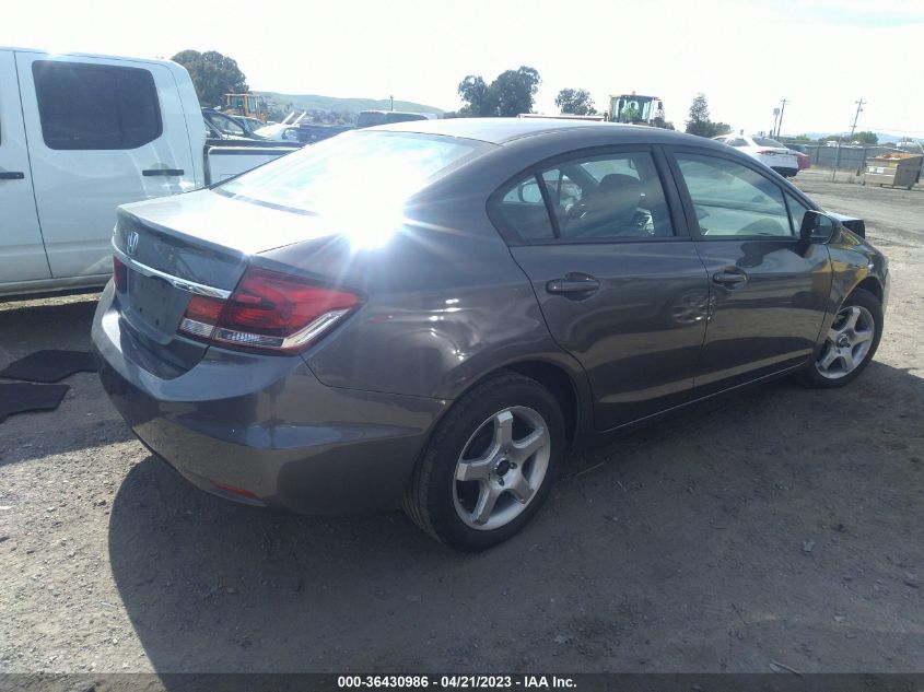 2014 HONDA CIVIC SEDAN LX - 19XFB2F51EE250462