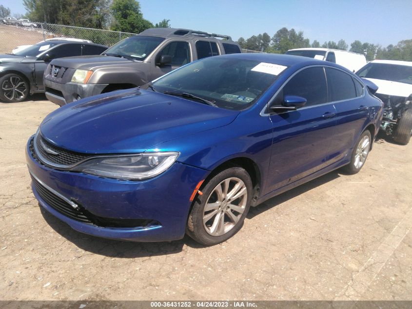 2016 CHRYSLER 200 LIMITED - 1C3CCCAB7GN168192