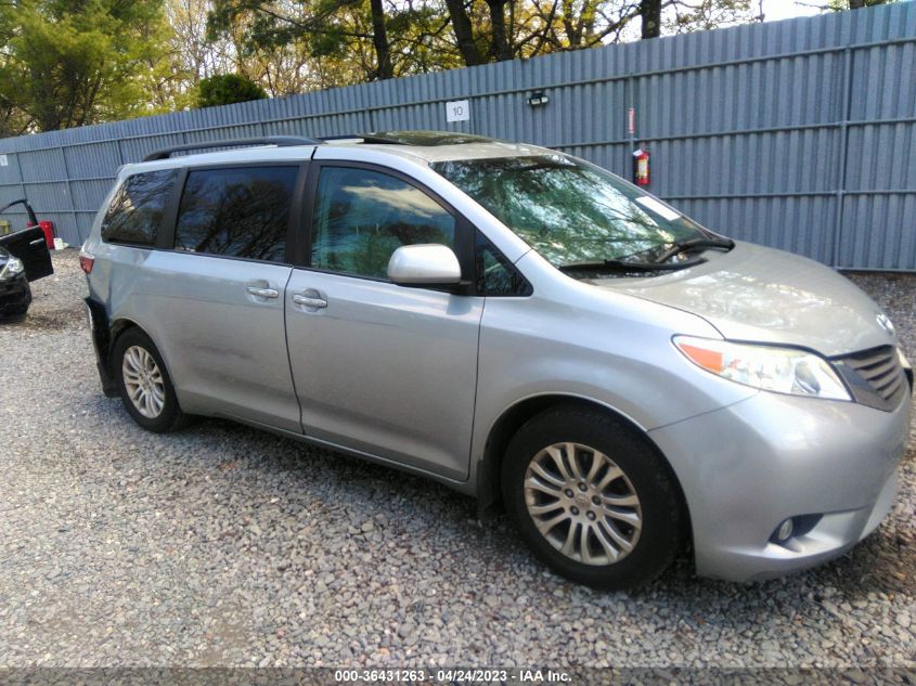 2015 TOYOTA SIENNA XLE/XLE AAS/LTD - 5TDYK3DCXFS638071