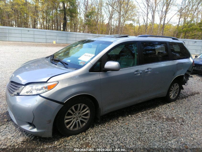 2015 TOYOTA SIENNA XLE/XLE AAS/LTD - 5TDYK3DCXFS638071