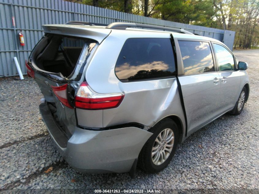 2015 TOYOTA SIENNA XLE/XLE AAS/LTD - 5TDYK3DCXFS638071