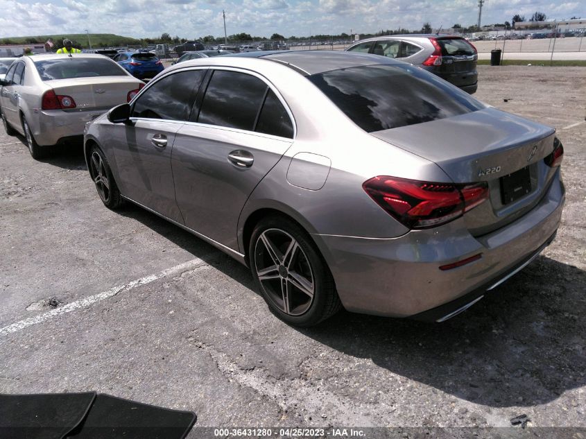 2020 MERCEDES-BENZ A-CLASS A 220 - W1K3G4EB4LJ204847
