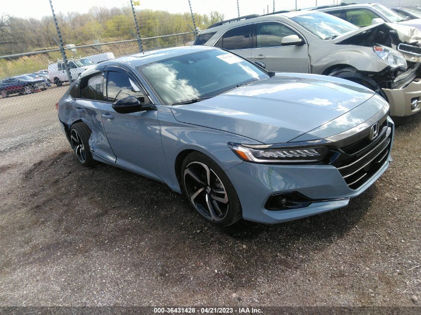 2021 HONDA ACCORD SEDAN SPORT - 1HGCV2F39MA018610