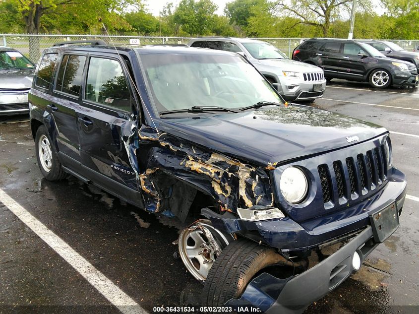 2016 JEEP PATRIOT SPORT - 1C4NJRBB5GD632145