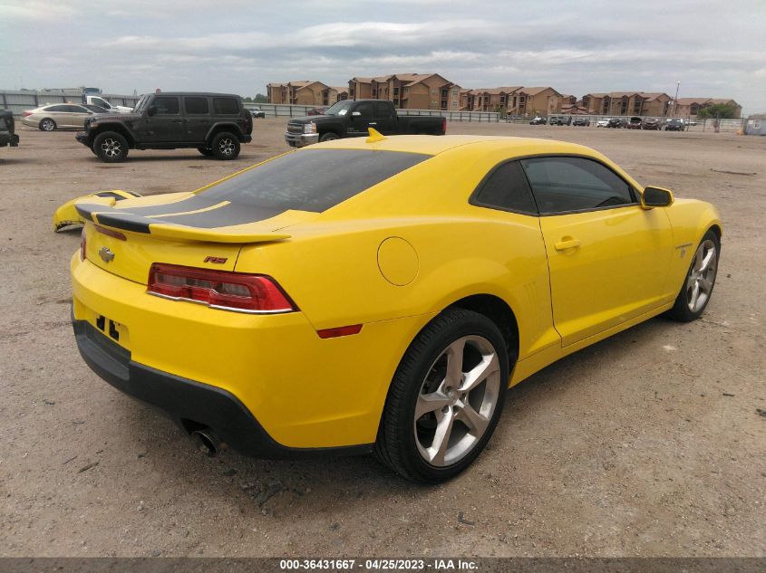 2015 CHEVROLET CAMARO LT - 2G1FD1E38F9231243