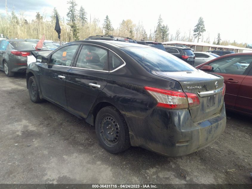 2014 NISSAN SENTRA S/FE+ S/SV/FE+ SV/SR/SL - 3N1AB7AP8EL674025