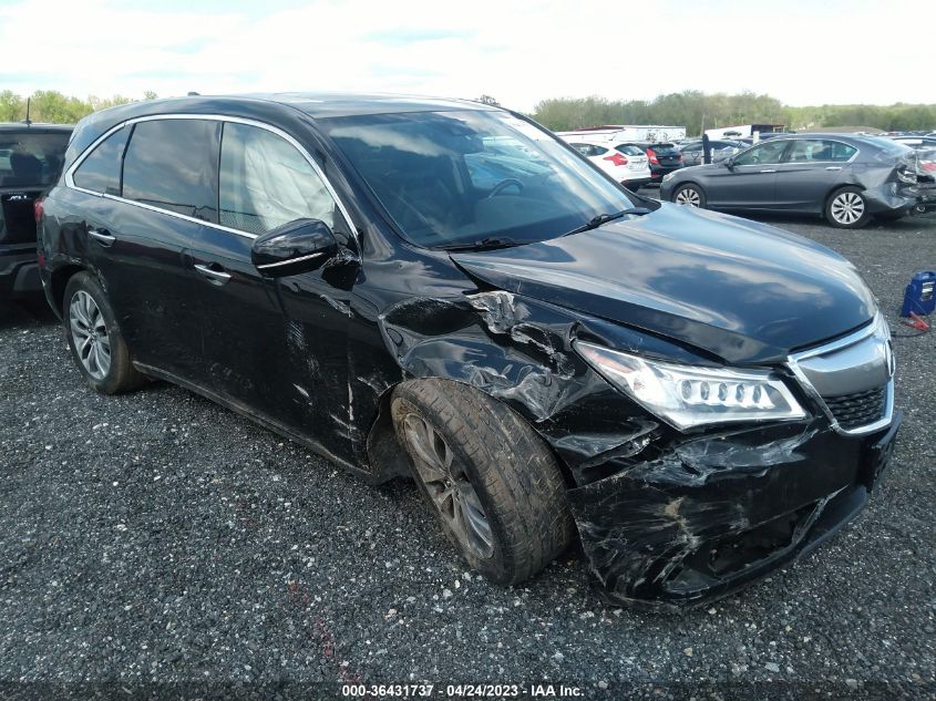 2015 ACURA MDX TECH PKG - 5FRYD4H41FB017372