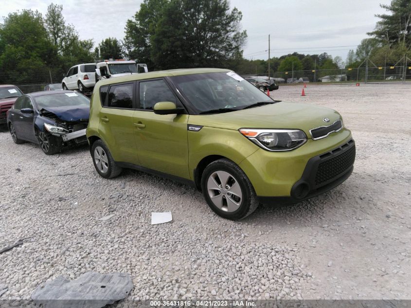 2016 KIA SOUL BASE - KNDJN2A24G7848224