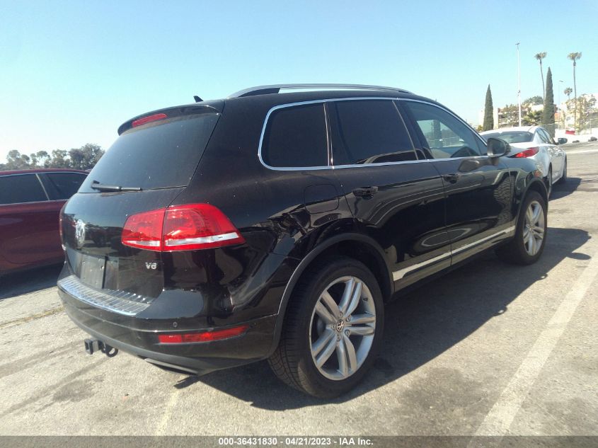 2014 VOLKSWAGEN TOUAREG EXEC - WVGEF9BPXED010162