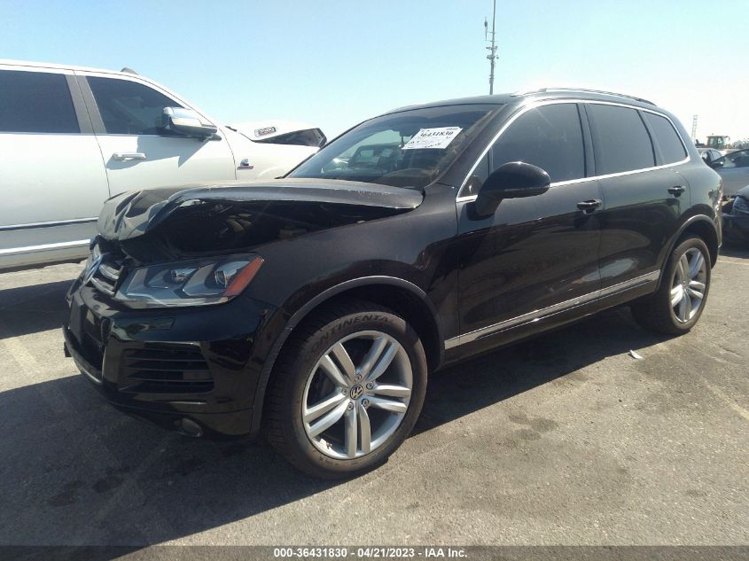 2014 VOLKSWAGEN TOUAREG EXEC - WVGEF9BPXED010162