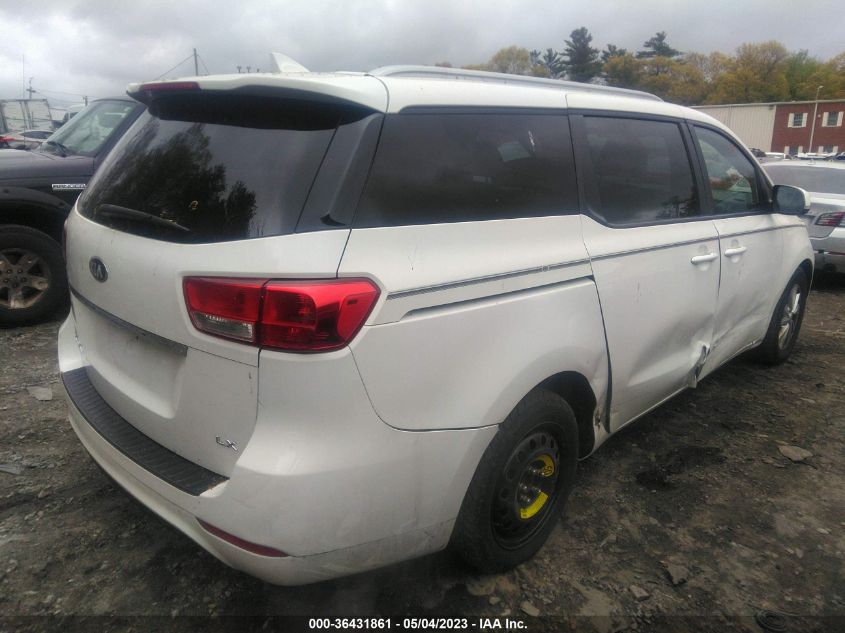 2016 KIA SEDONA LX - KNDMB5C1XG6180530