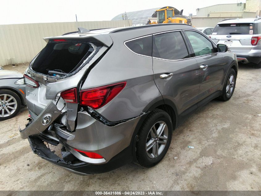 VIN 5XYZU3LB6JG535839 2018 HYUNDAI SANTA FE SPORT no.4