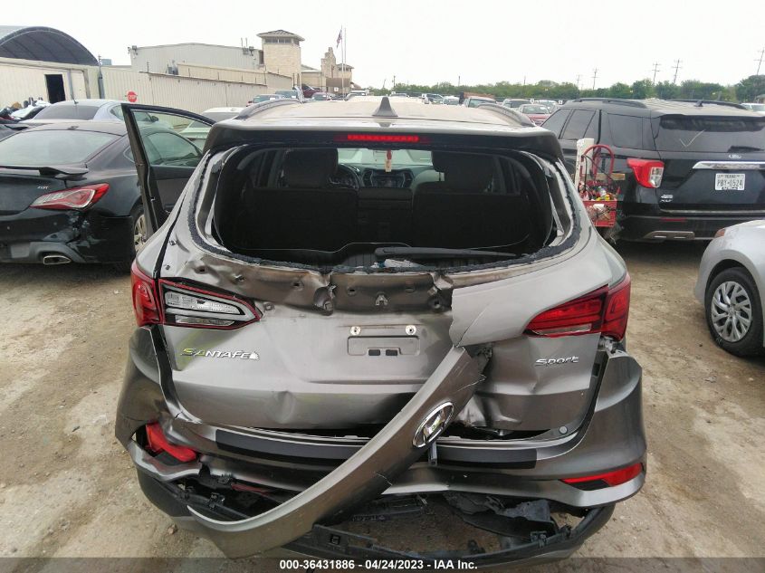 VIN 5XYZU3LB6JG535839 2018 HYUNDAI SANTA FE SPORT no.6