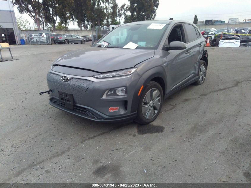 2020 HYUNDAI KONA EV ULTIMATE - KM8K53AG2LU058983