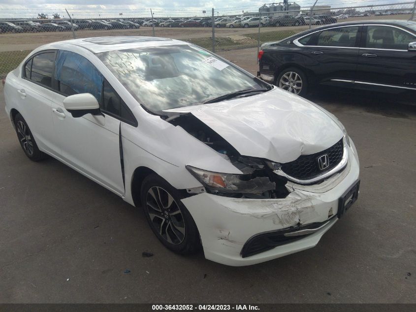 2015 HONDA CIVIC SEDAN EX - 19XFB2F83FE033474