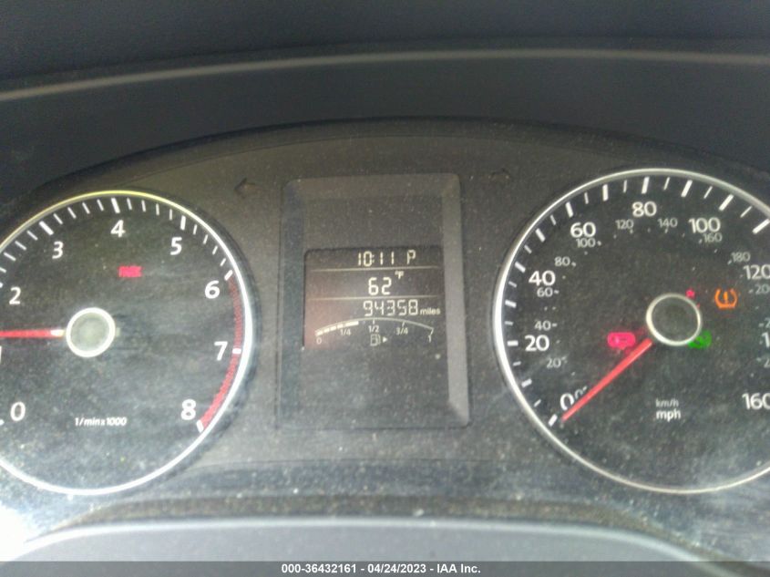 2013 VOLKSWAGEN JETTA SEDAN SE W/CONVENIENCE - 3VWDP7AJ9DM397348