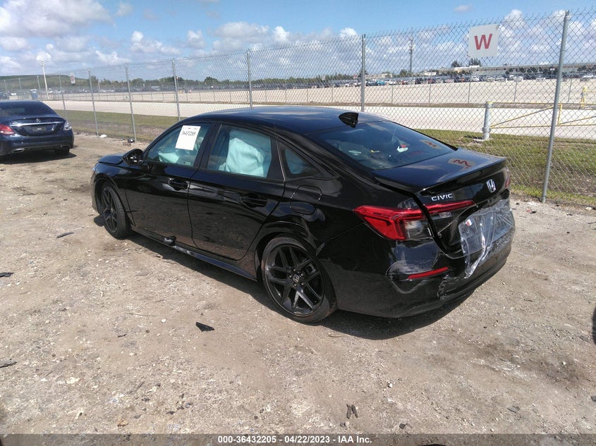 2023 HONDA CIVIC SEDAN 2.0L I-4 DOHC 16-VAL(VIN: 2HGFE2F51PH530219
