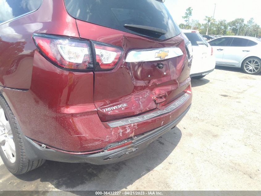 2017 CHEVROLET TRAVERSE LT - 1GNKRGKD1HJ294321