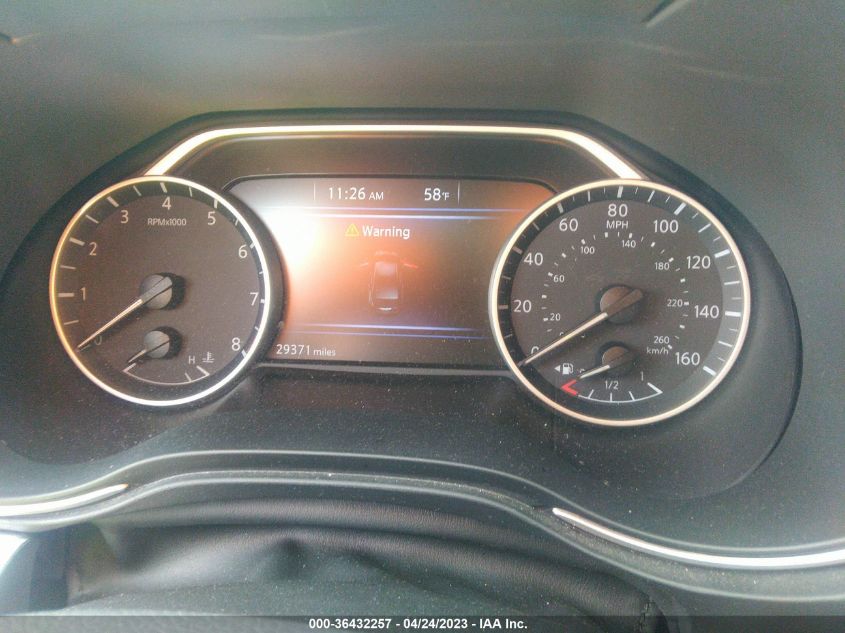 2022 NISSAN MAXIMA SV - 1N4AA6CV1NC504922
